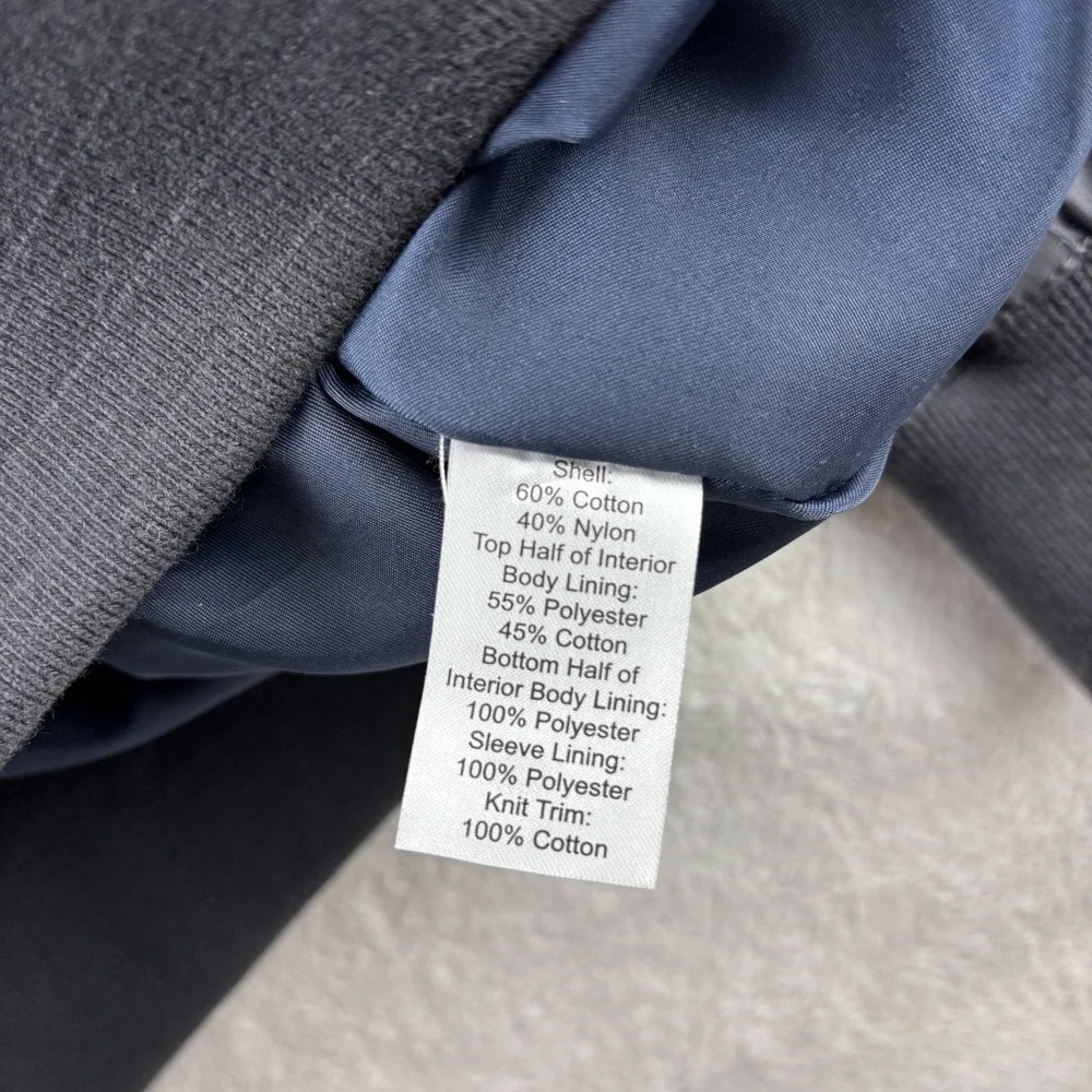 Joseph Abboud Coach Jacket Mens XXL Navy‎ Blue Full Zip Classic Outerwear Golf